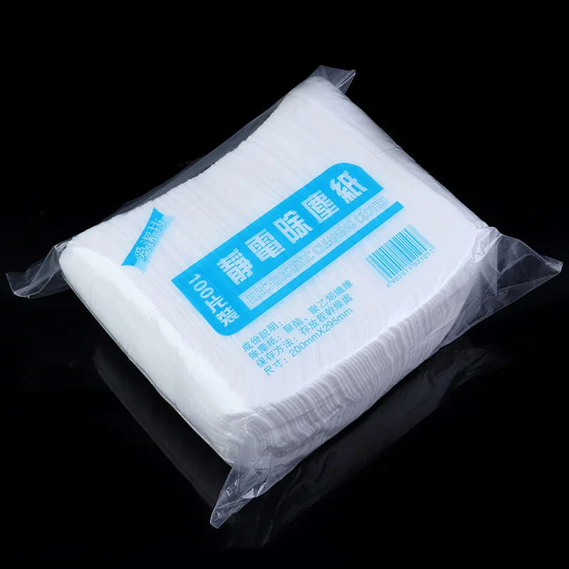 〔R〕100pcs Disposable Electrostatic Dust Removal Mop Paper Home Cleaning Cloth〔Winter2〕
