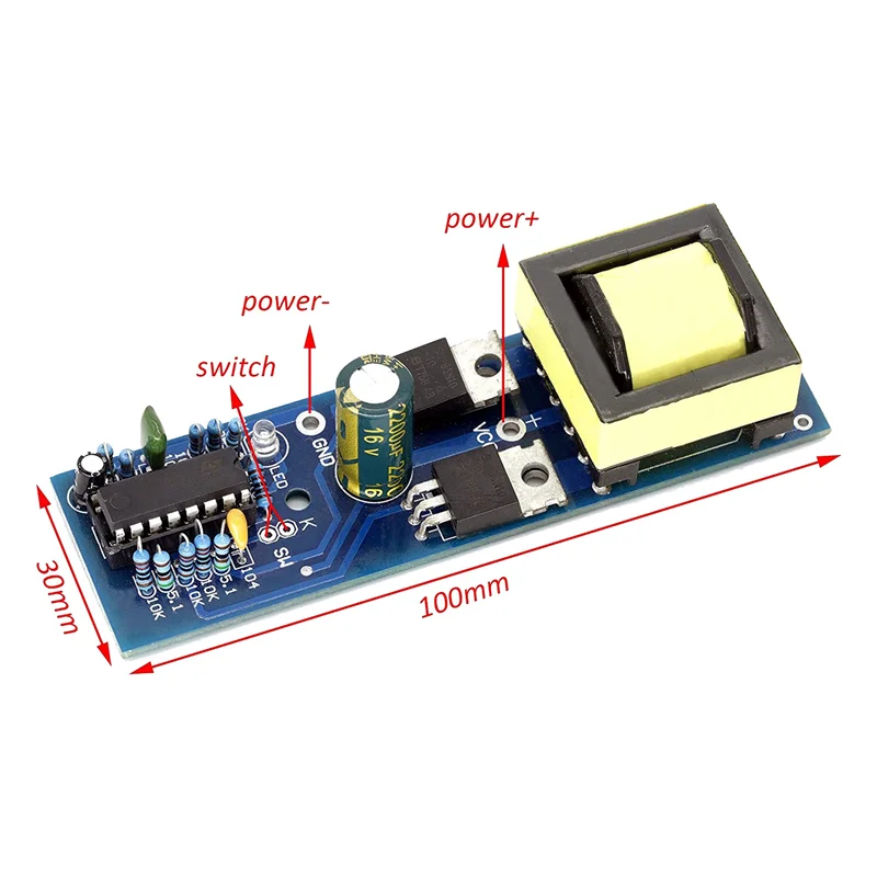 

150 Вт повышающая печатная плата инвертора, модуль повышающего преобразователя высокого напряжения, трансформатор постоянного и переменного тока от 12 В до 110 В 220 В постоянного тока-переменного тока