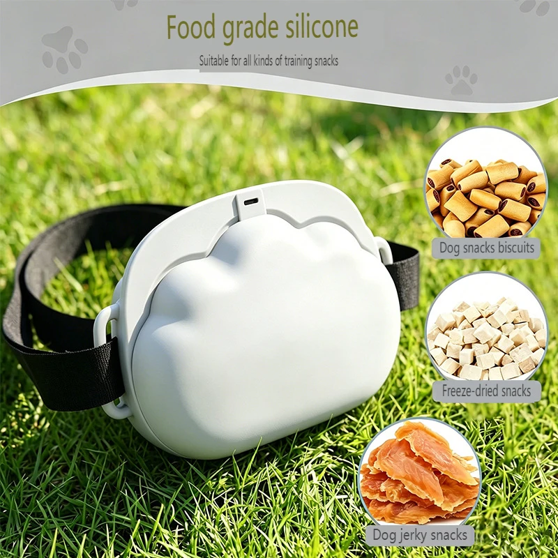 Bolsa portátil de silicona para entrenar y premiar perros - imagen 3