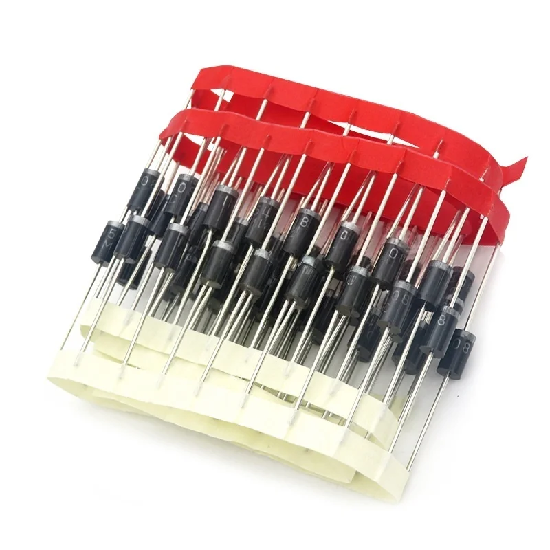 Takefast 20PCS Rectifier Diode 1N5408 1N5404 1N5401 1N5822 1N5818 UF5408 UF5402 6A10 10A10 DO-27 NEW ORIGINAL