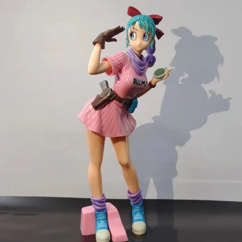 25cm Dragon Ball Z Bulma Glitter & Glamours Anime Figure Gk Action Figurine Pvc Statue Model Doll Collectible Toys Festival Gift