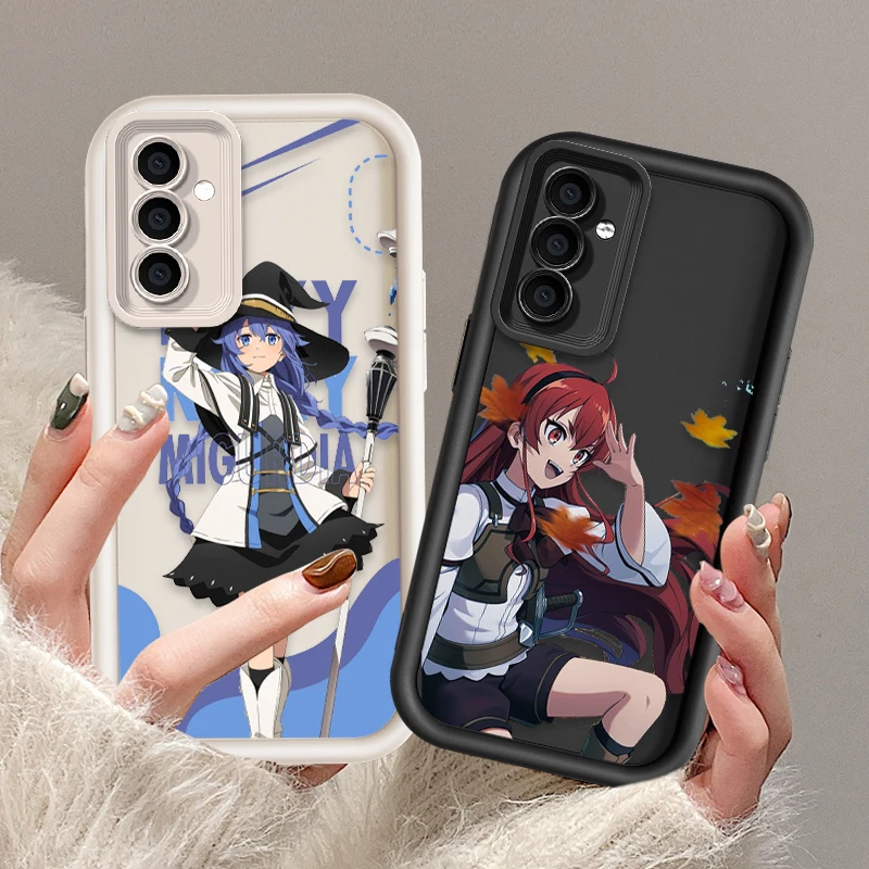 Anime Mushoku Tensei For Samsung Galaxy S24 S23 S22 S21 S20 Ultra Plus FE A52 A53 A54 A71 Eye Ladder Phone Case