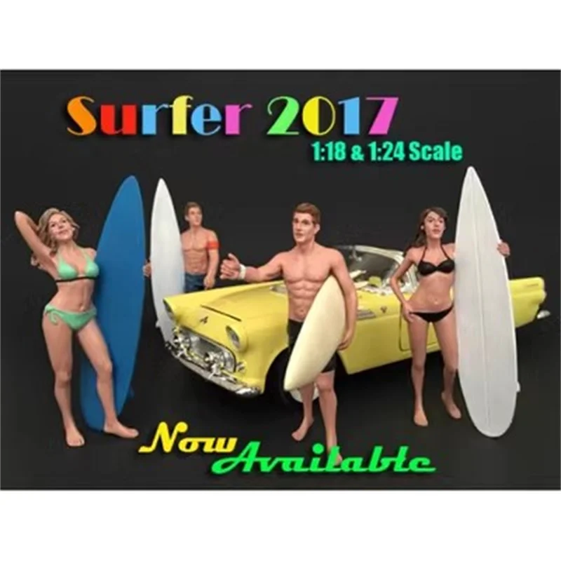 

1:18 Scale 1pcs Scene Accessory Doll Action Figure Beach Vacation Beach Swimming Surfing Skateboard Beauty Model Display Gifts