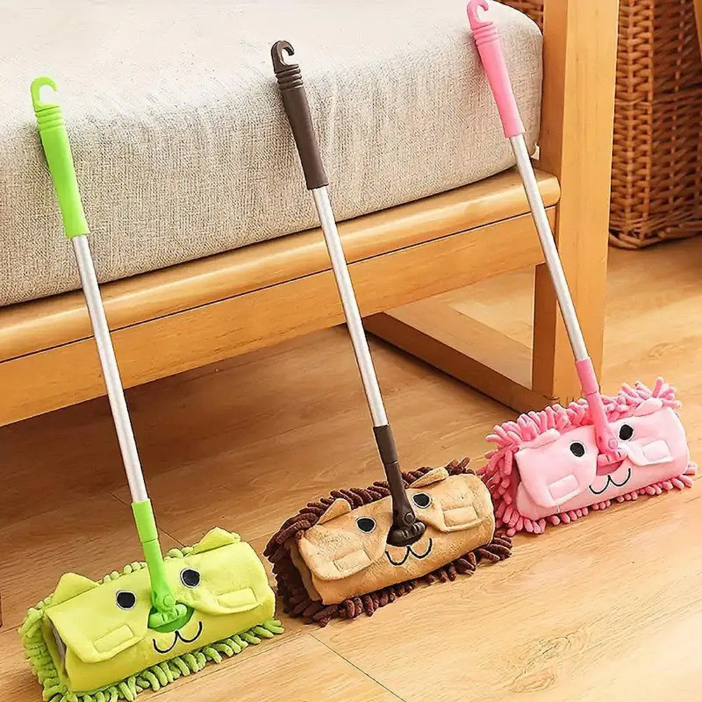 1pcs Mini Household Cleaning Mop Portable Floor Mop Toy Floors Cleaning Toys Cleaning Supplie Cleanings Tools