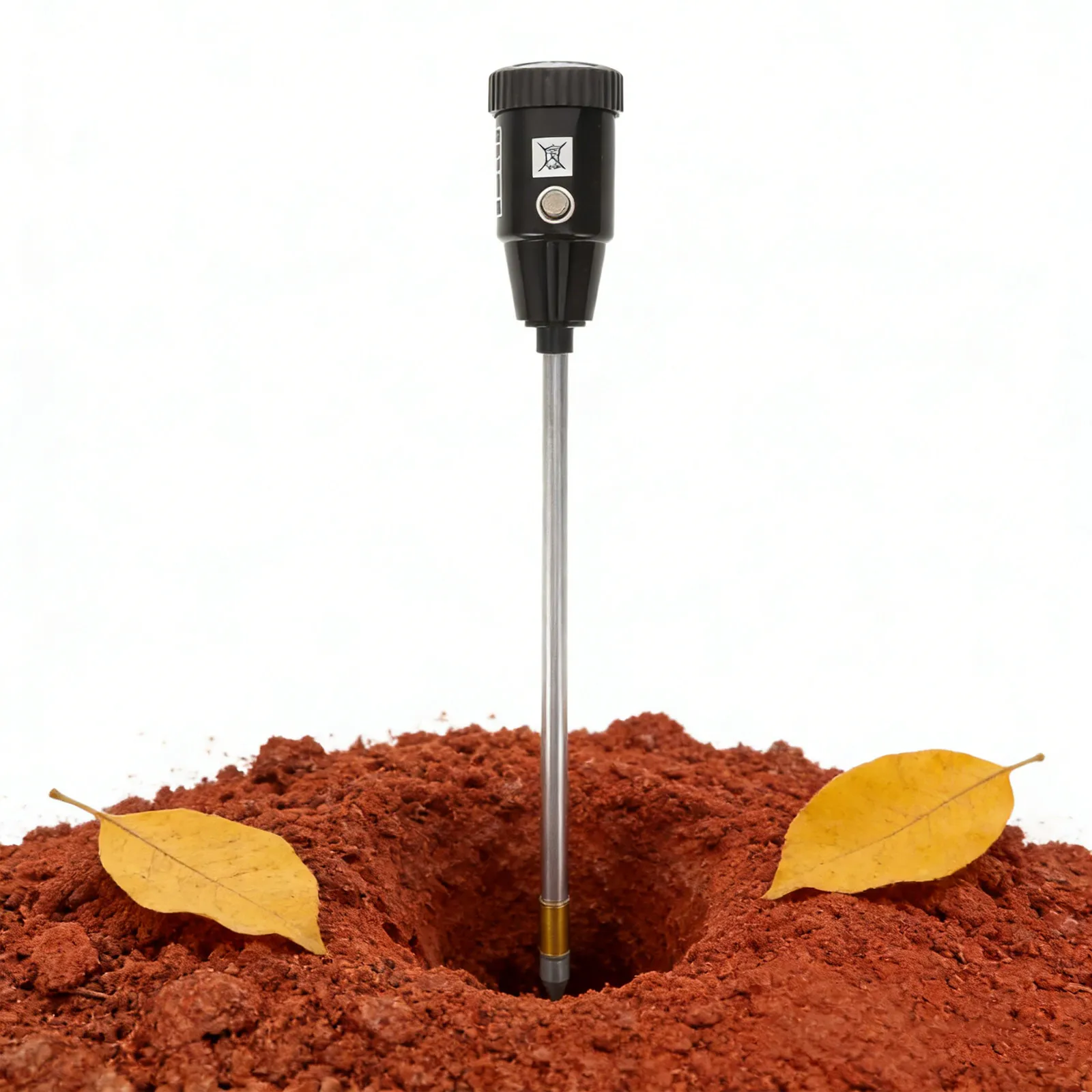 Soil Moisture Meter PH Testing Meter 12 Inch Probe Dual Function Soil Tester Portable Sensor Tester for Garden Lawn Indoor