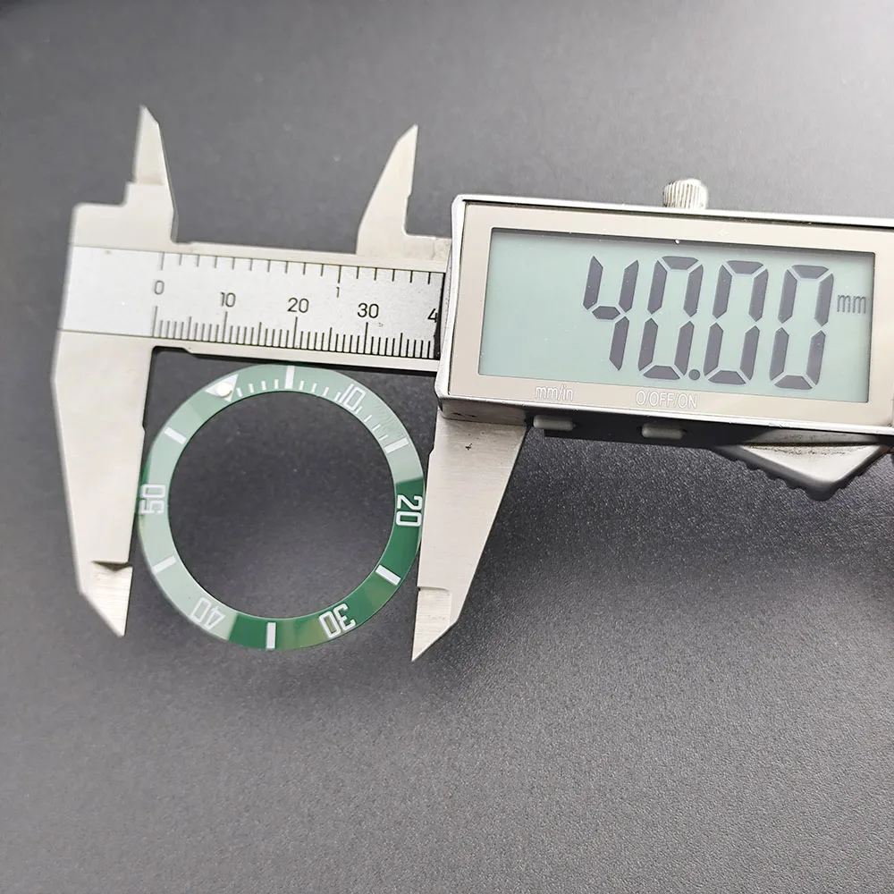 40mm Bezel Mens Watches Replace Accessories Watch Face Ceramic Bezel Insert For 44mm Sub Automatic sea diving 40mm
