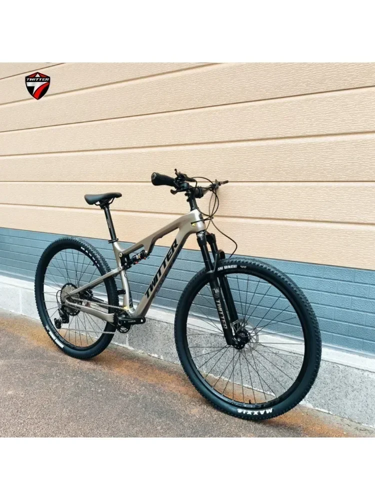 AliExpress NONE TWITTER OVERLORD M6100-12S Hydraulic disc brakes,AM-class T900full suspension,carbon fiber mountain bike,27.5/29in*15/17/19/21cm