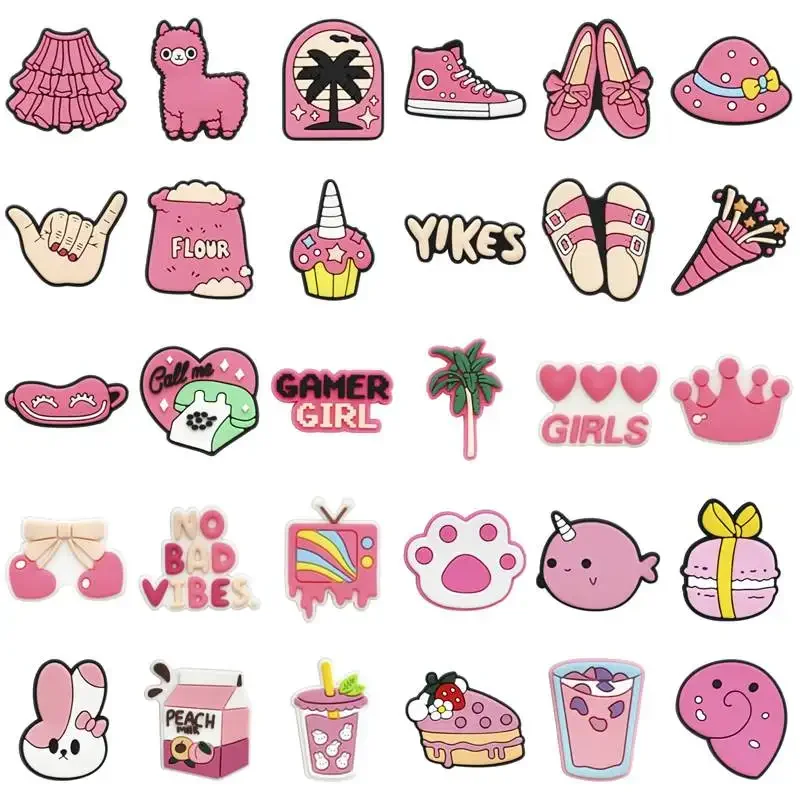 

Shoe Charms for Crocs Accessories Alpaca Shoes Charm for Croc Decorations Pins Men Accessory Jeans Woman Clogs Clips Badges