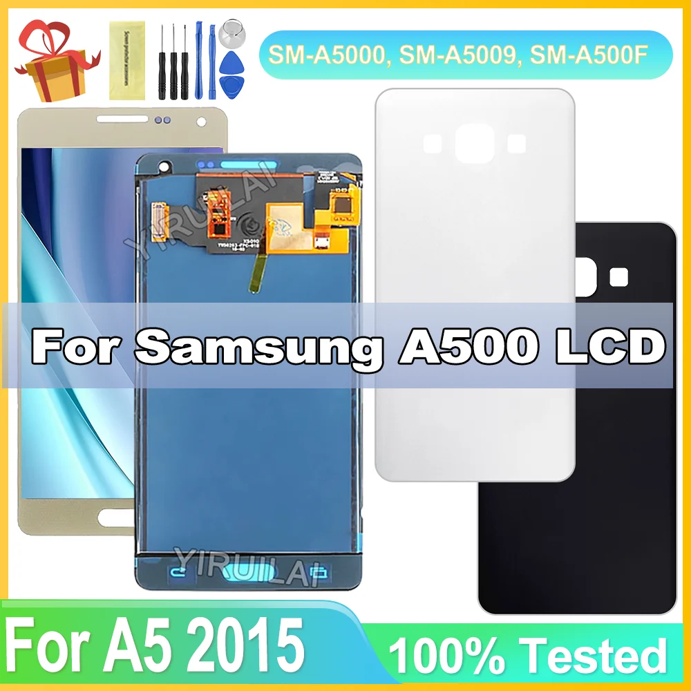 TFT для Samsung A5 2015 A500 A500F A500FU A500H A500M ЖК-дисплей с дигитайзером сенсорного экрана в сборе