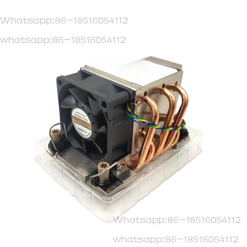 4189 2U Active CPU Cooler With 5 Copper Heatpipes 6025MM PWM Double Ball Fan TDP Up to 300W For Intel 4189 Platform