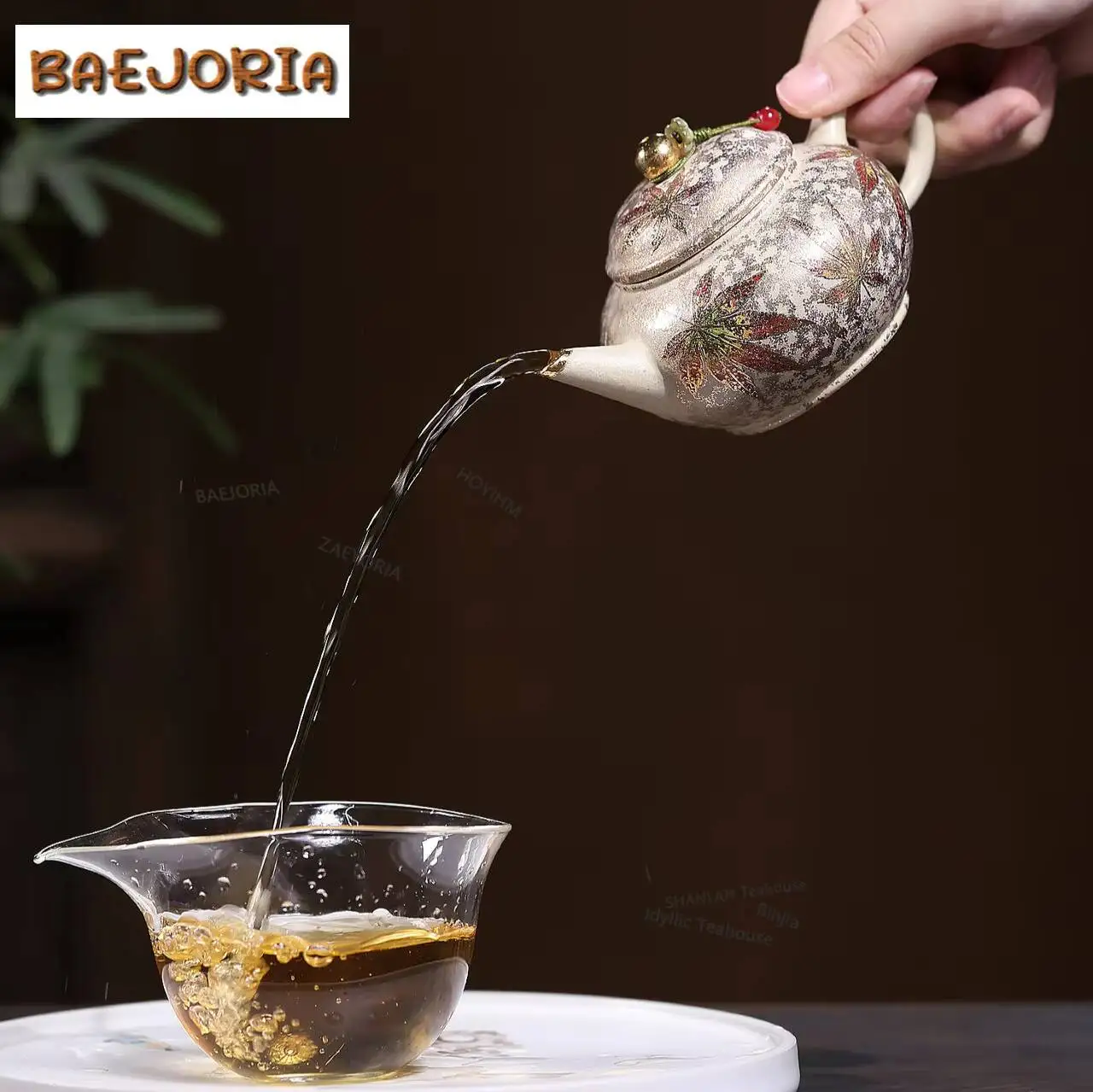 190ml Creative Yixing Purple Clay Teapots Handmade Level Pot Raw Ore Motoyama Green Mud Tea Maker Kettle Zisha Tea Set Cafes