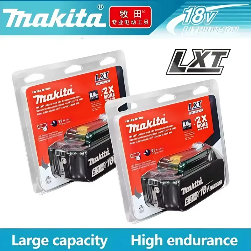 

2026original Makita battery 18V 6.0Ah rechargeable battery,replacing Makita BL1830BL1840BL1850BL1860B, power tool batter6000mAh