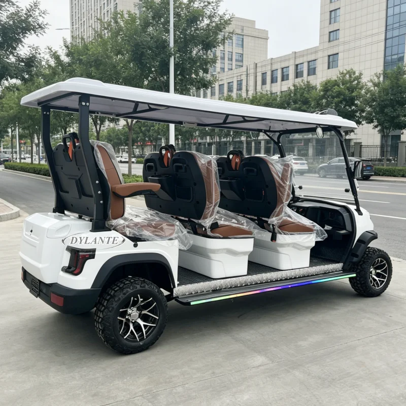 

Factory High Quality 45km/h Forward Speed 4 Seats 4000W Electric Golf Cart Street Legal Custom Golf Buggy