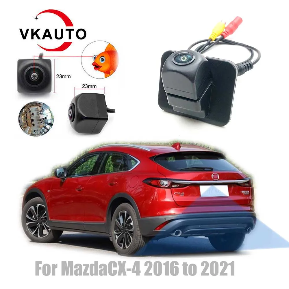 VKAUTO For Mazda CX-4 CX4 2016 to 2021 Add After-market Rear View Camera Backup parking Camera