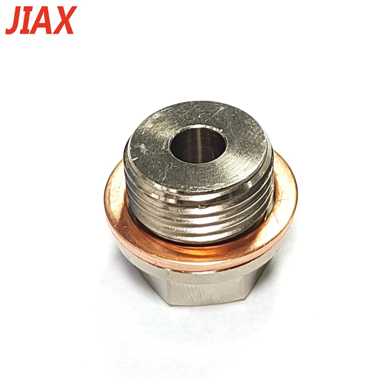 

Top-Rated M18x1.5 to 1/8 NPT Exhaust Temperature Sensor Adapter with 6.47mm Bore.