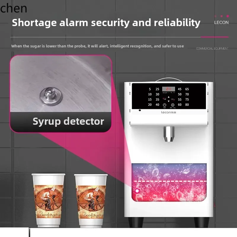 

LXC fructose machine for commercial milk tea, small automatic 16-grid quantitative machine milk tea shop equipment