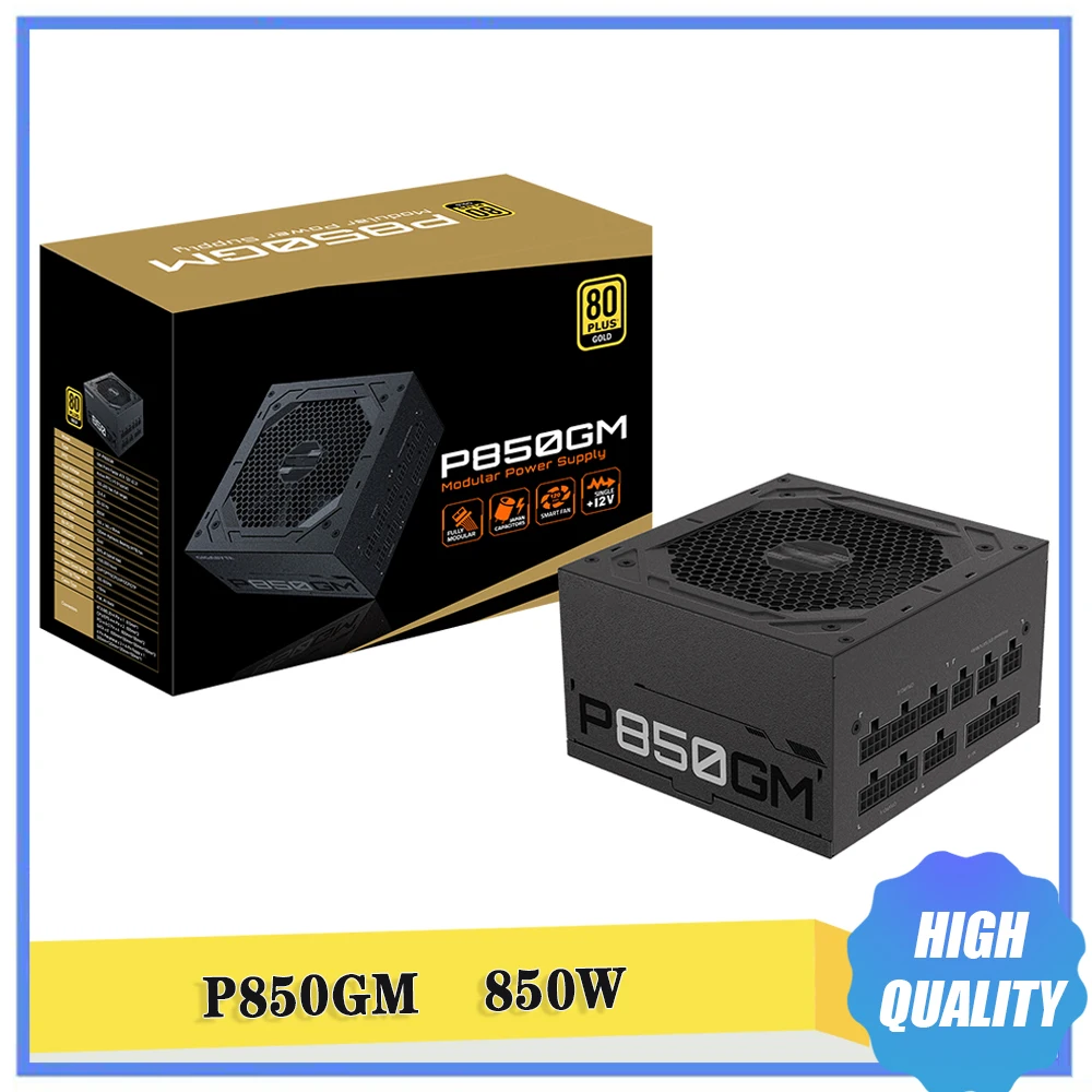 P850GM 850W For Gigabyte ATX 12V 80PLUS Gold Power Supply