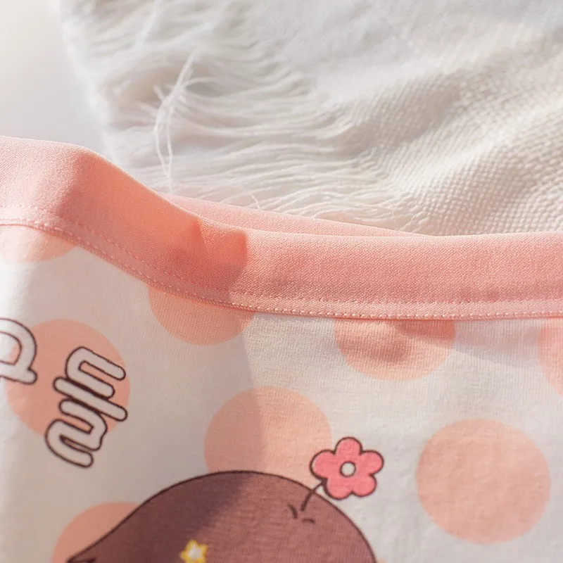 4 Stück weiche, antibakterielle Baumwoll-Slips für Kinder und Mädchen, Höschen mit Erdbeer-Print, atmungsaktive Unterwäsche für Kinder von 3–16 Jahren – Detail 25