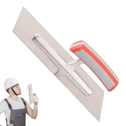 Paleta de cemento, herramientas de acabado de hormigón plano, paleta de piscina ligera, herramienta de hormigón con mango ergonómico para Sheetrock