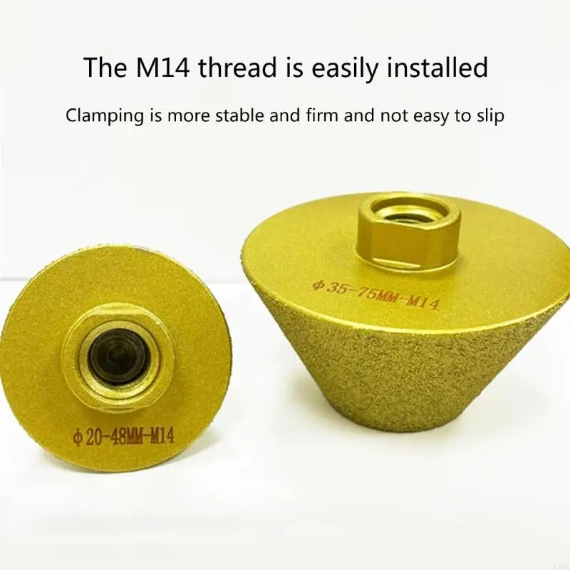 M14 Thread Countersink Deburring Tool Chamfer Bit for Drilling Metal Fabrication Y4QC