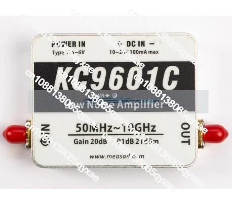 

KC9601C Low Noise Amplifier 50M-10GHz 20dB High Linearity Type-C Power Supply LNA