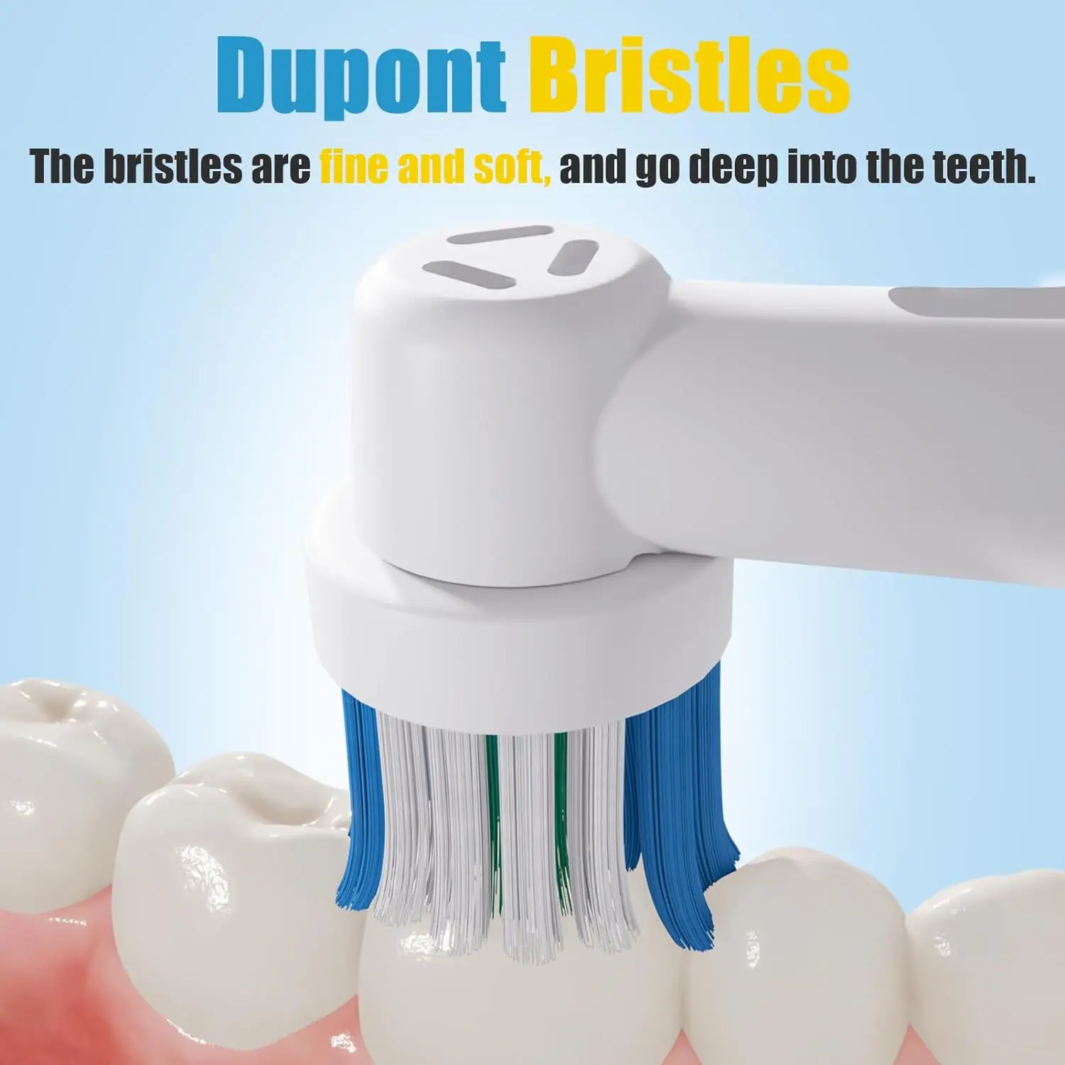 4/8/16 Stück Ersatzbürstenköpfe für Oral B elektrische Zahnbürste Advance Power Vitality Precision Clean Pro Health Triumph 3D – Detail 3