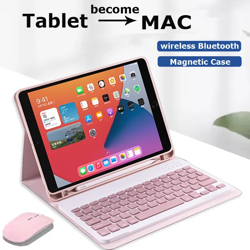 

for Samsung Galaxy Tab S11 11 Inch 2025 X730 X736 S10 Lite X400 S10 FE X526 S8 S7 A9+ A9 Plus S9 Detachable Flip Keyboard Cover