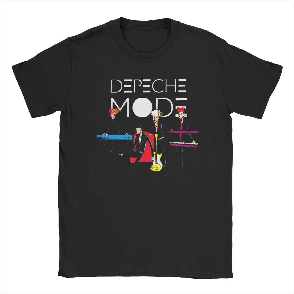 

Creative Depeches Cool Moded T-Shirt for Men Round Neck 100% Cotton T Shirt Short Sleeve Tee Shirt Birthday Gift Tops