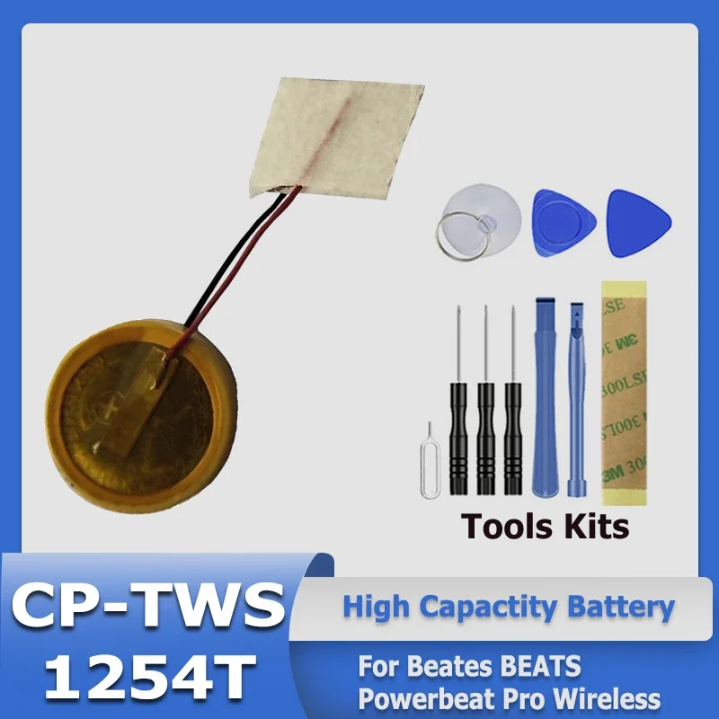 2023 New 55mAh CP-TWS1254T Battery For Beats Beates Powerbeats Pro Wireless PB4 Bluetooth Earphone + Tools Kit