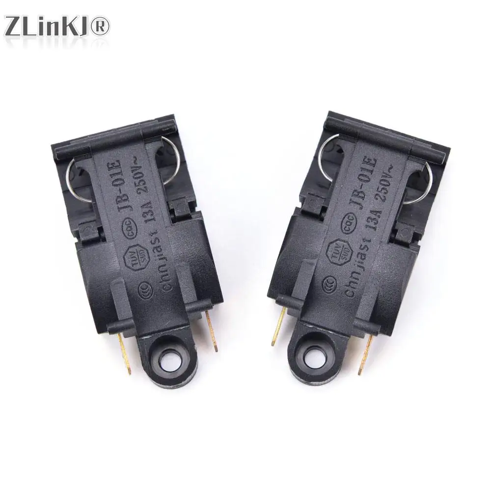 2pcs 13A  250V (V) Electric Kettle Thermostat Temperature Switch 2 Pin Terminal Kitchen Appliance Parts 46x21mm New image 3