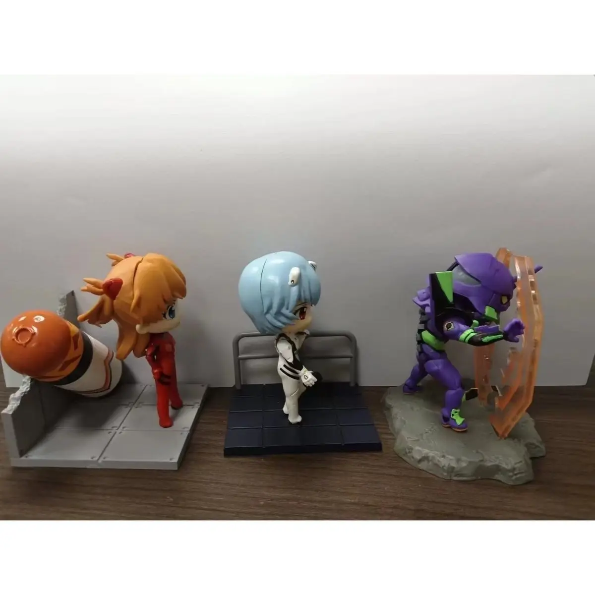 إيفا Ayanami Rei Asuka أشكال أكشن أنيمي ، نموذج PVC صغير Q-version ، ألعاب تمثال ، دمية ، ديكور مكتبي ، هدايا تجميع