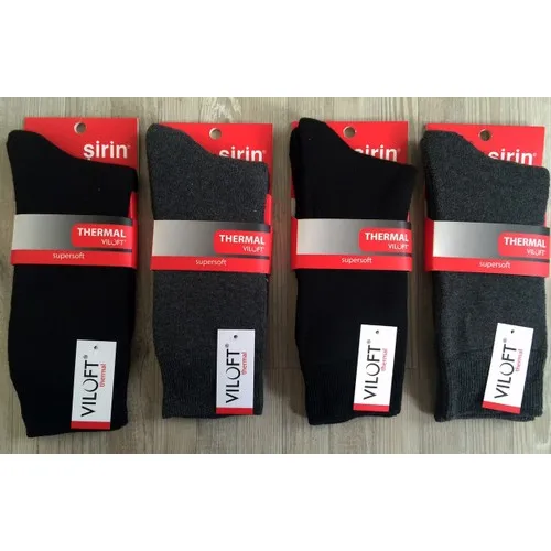 Cute Men 6'Lı Package Thermal Socks 8725