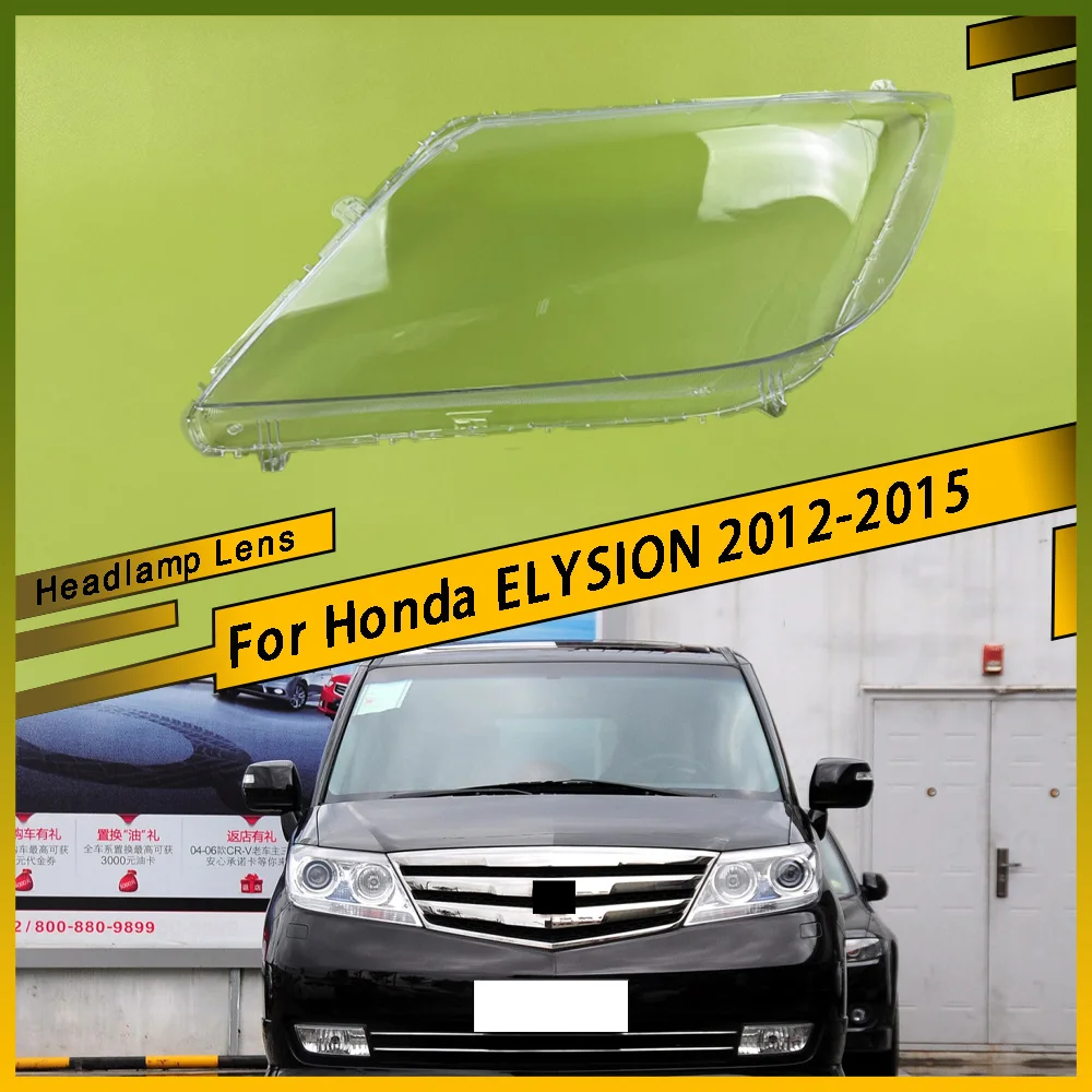 For Honda ELYSION 2012 2013 2014 2015 Front Car Protective Headlight Glass Lens Cover Shade Shell Transparent Light Housing Lamp