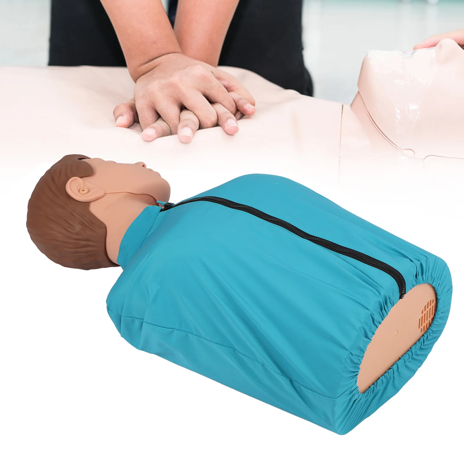 1pcs Half Body Adult CPR Training Manikin Professional Nursing Training Mannequin Teaching Model First Aid Training Dummy