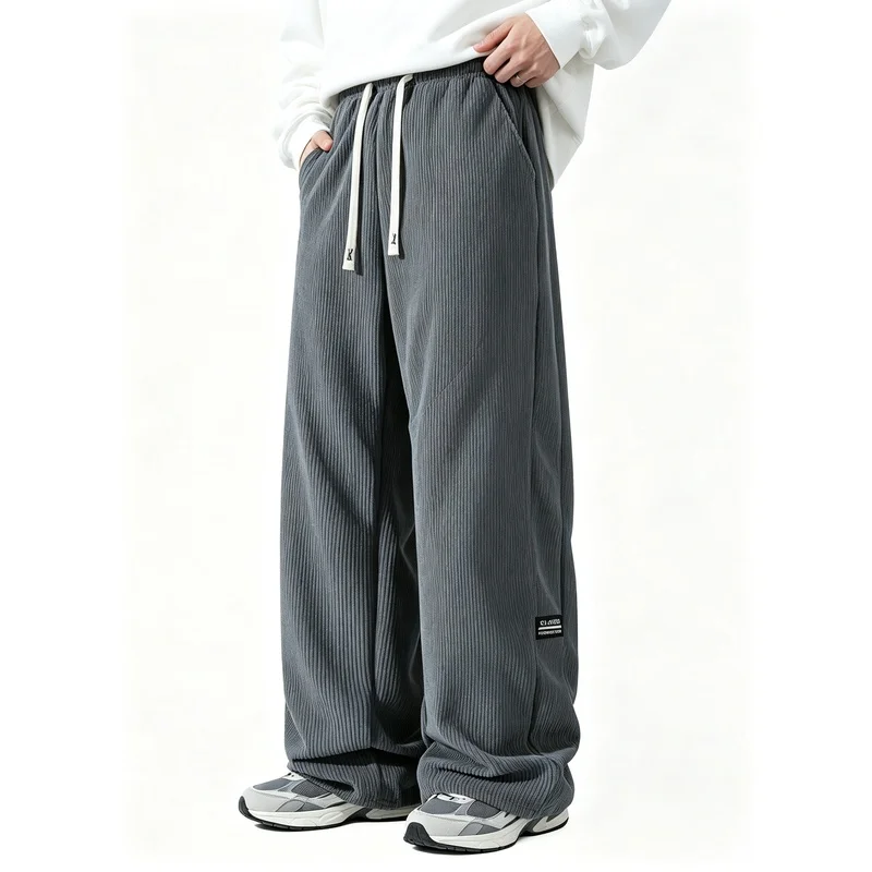 Men's Corduroy Casual Pants Lined and Thickened Men's Clothing Winter Trousers Men's Sweatpants Lower Price Men's Cargo Pants