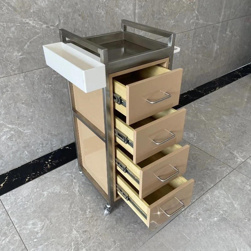 Furniture Drawers Fancy Nordic Colorful Salon Trolley Cosmetic Multi-storage Trolley Furniture Carrito De Almacenamiento