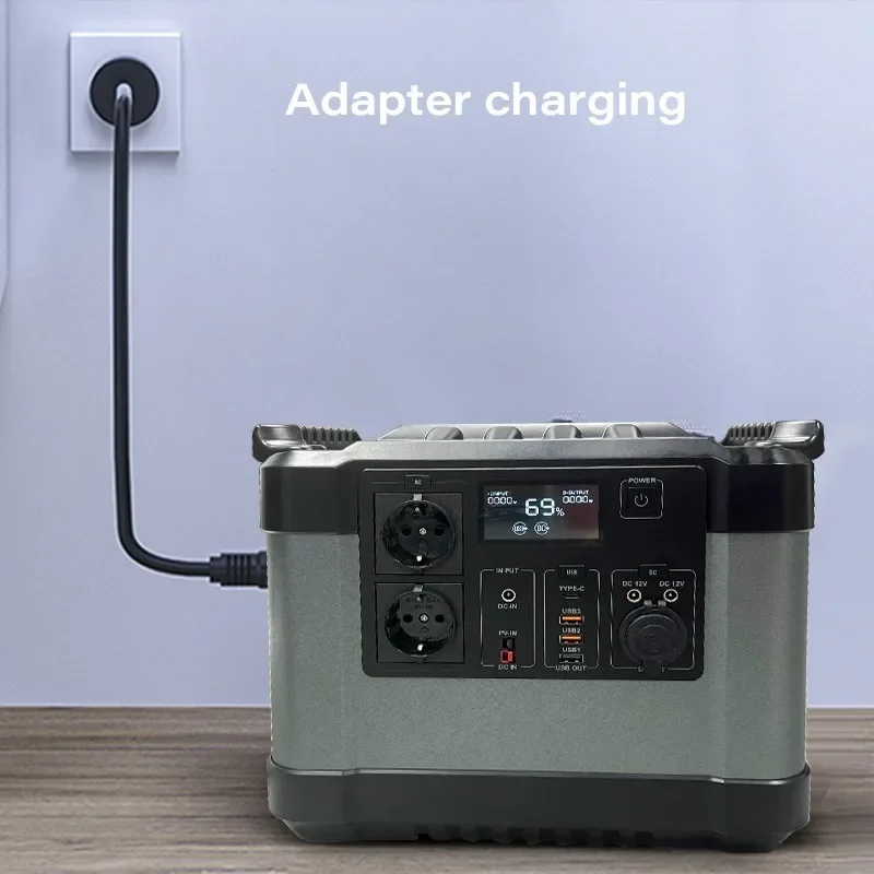 Portable power station 1200W 1008Wh Lithium Battery 220V/110V AC/DC Output Power Station Outdoor RV Camping act of rescue