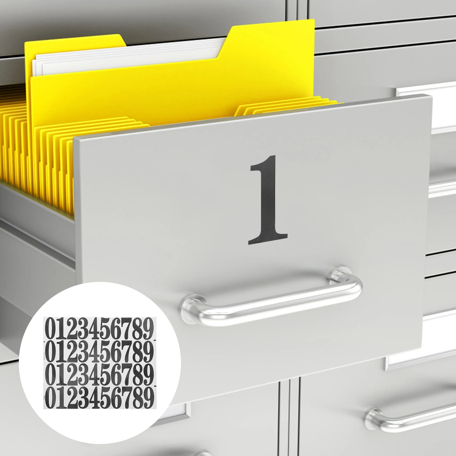 

5 Sheets Waterproof and Oil-proof Label Adhesive Labels Prices Stickers Decals Letter The Sign