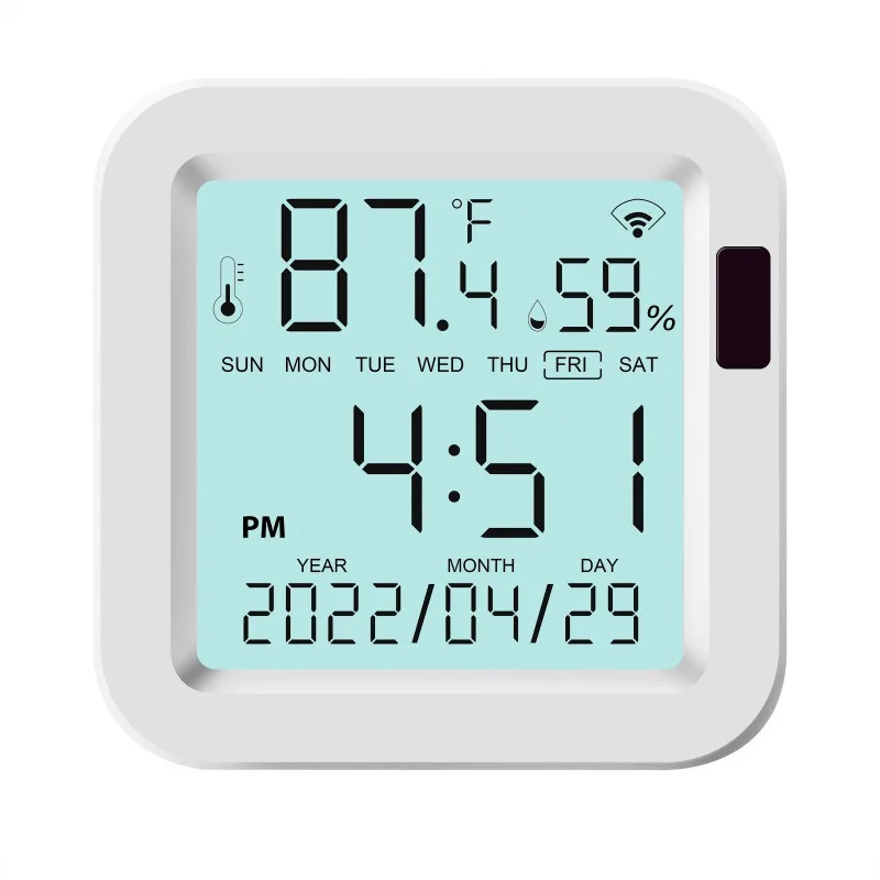 

Smart tuya home wifi temperature and humidity detector usb supply + wet and dry thermometer detector sensor