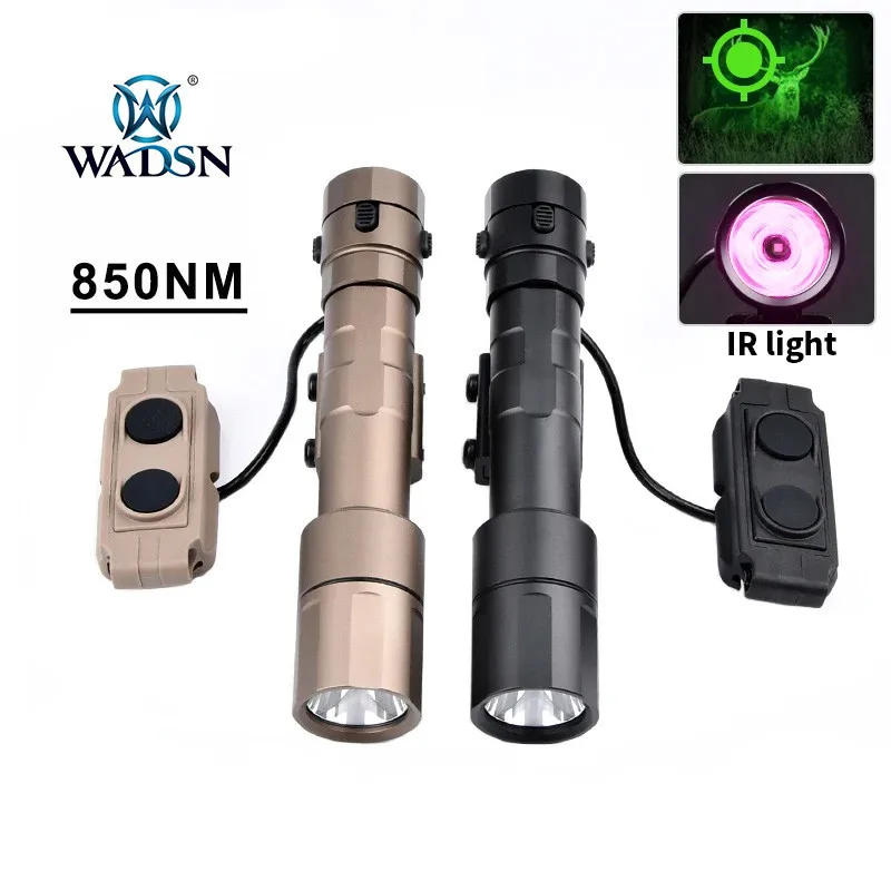 

WADSN Tactical Metal REIN 2.0 IR Flashlight Ultra Bright light Air Gun Weapon Hunting Reconnaissance Light Airsoft Accessories