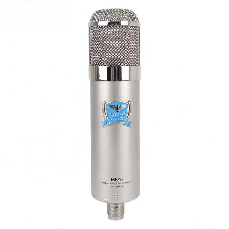 MK47 Large Diaphragm Condenser Microphone Professional Recording Microphone for Studio Podcast & Live Streaming