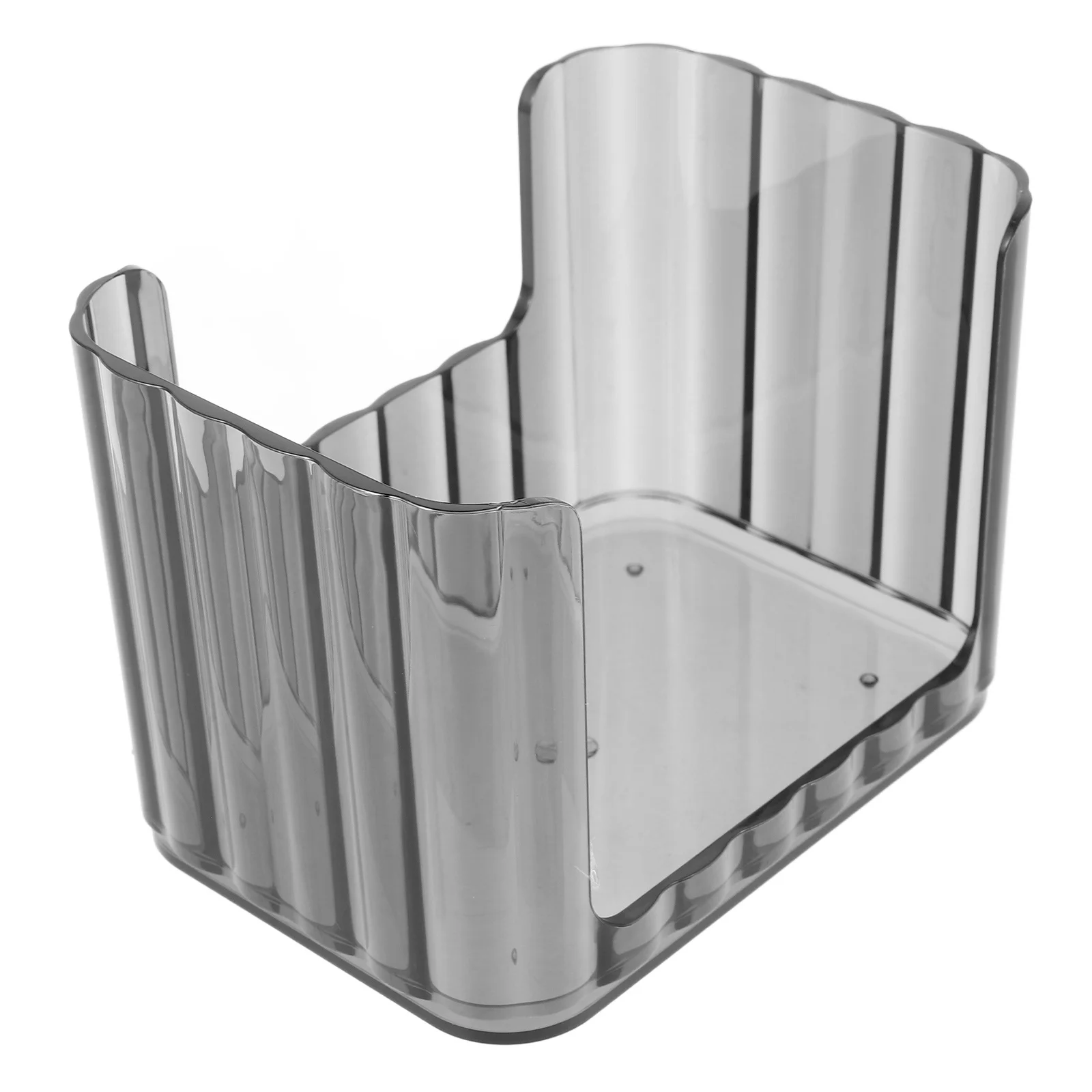 

1pcs Slim Bathroom Organizer Transparent Storage Box With Dividable Compartments For Vanity Drawer Makeup Toiletry Counter