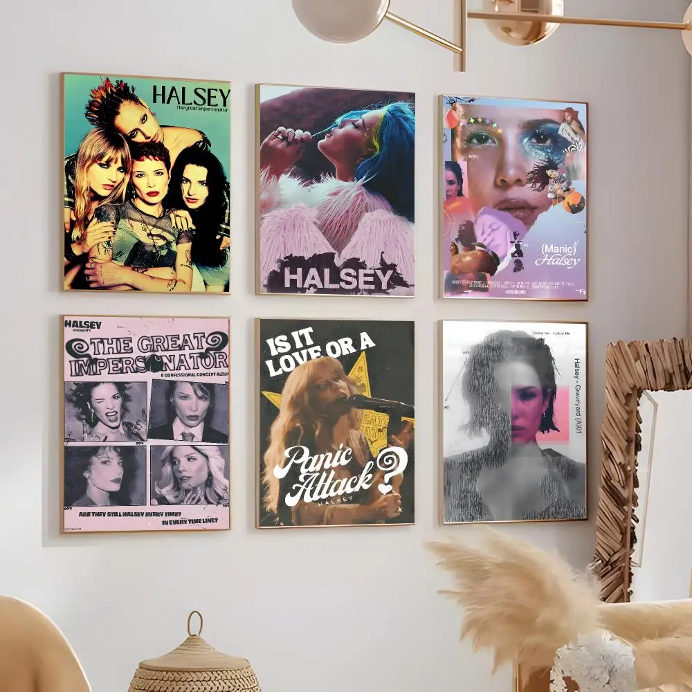 Musician Pop H-Halsey Poster Contemporary Home Wall Ornaments & Stylish Indoor Accents