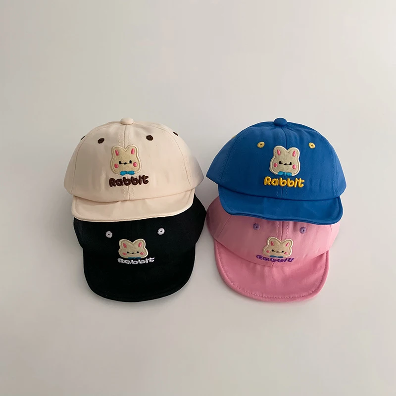 

Милая шапка с утиным языком и кроликом, фуражка для малышей с героями мультфильмов, От 2 до 24 месяцев, бейсбольные кепки с мягкими полями для мальчиков и девочек, детские солнцезащитные козырьки