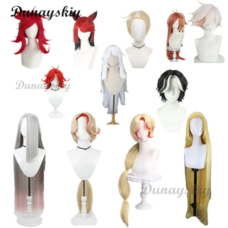 

Хазбин Чарли Монингстар Косплей Парик Аниме Отель Черри Бомба Косплей Парик АЛАСТОР Волосы Люцифер парик Ретта Пыль Ангел Хэллоуин