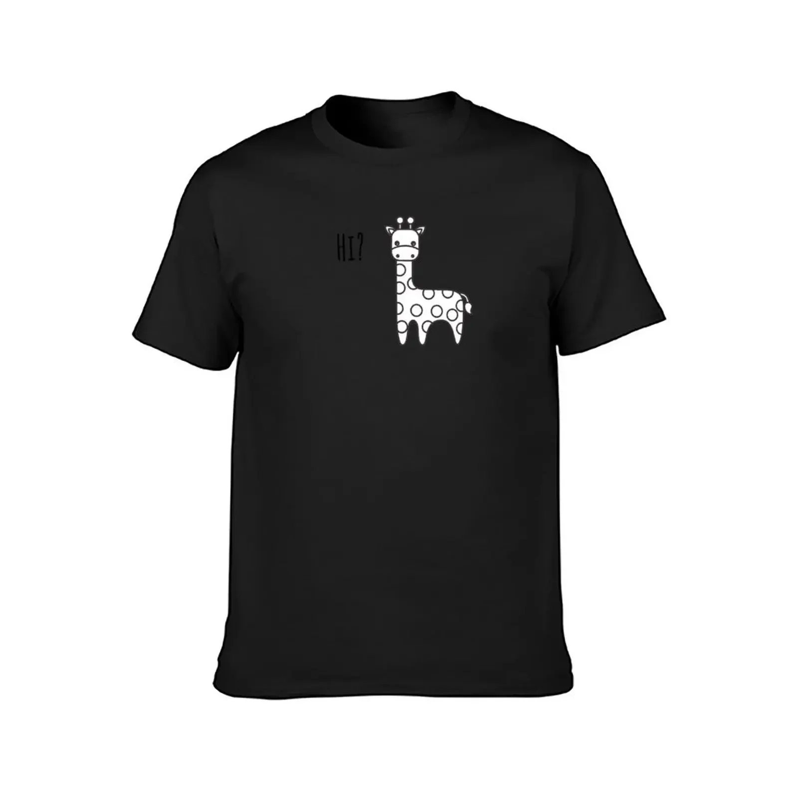 Giraffe Cute Animal Motive T-Shirt animal prinfor boys rapper graphic tees compression shirt men