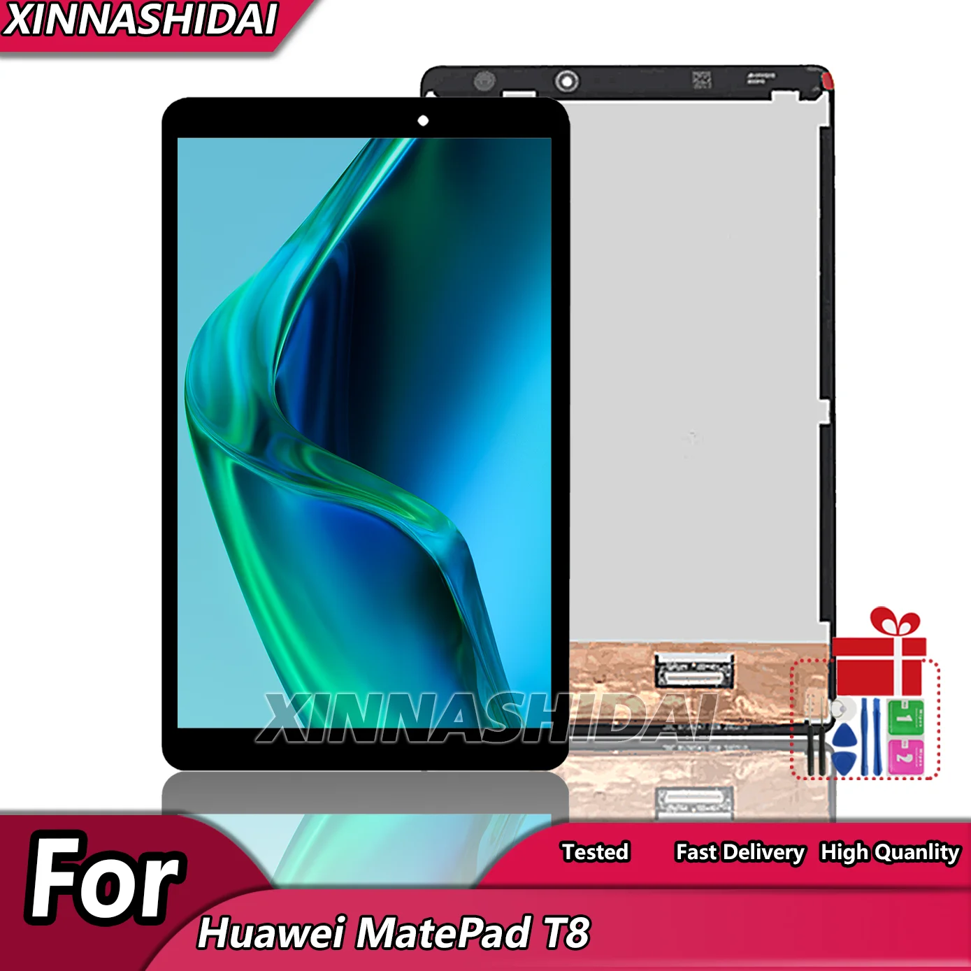 

ЖК-дисплей для Huawei MatePad T8 C3 8,0 BZD-AL00 KOB2-W09 KOB2-L09, ЖК-дисплей, сенсорный экран, дигитайзер, стекло в сборе, запасные части для ремонта