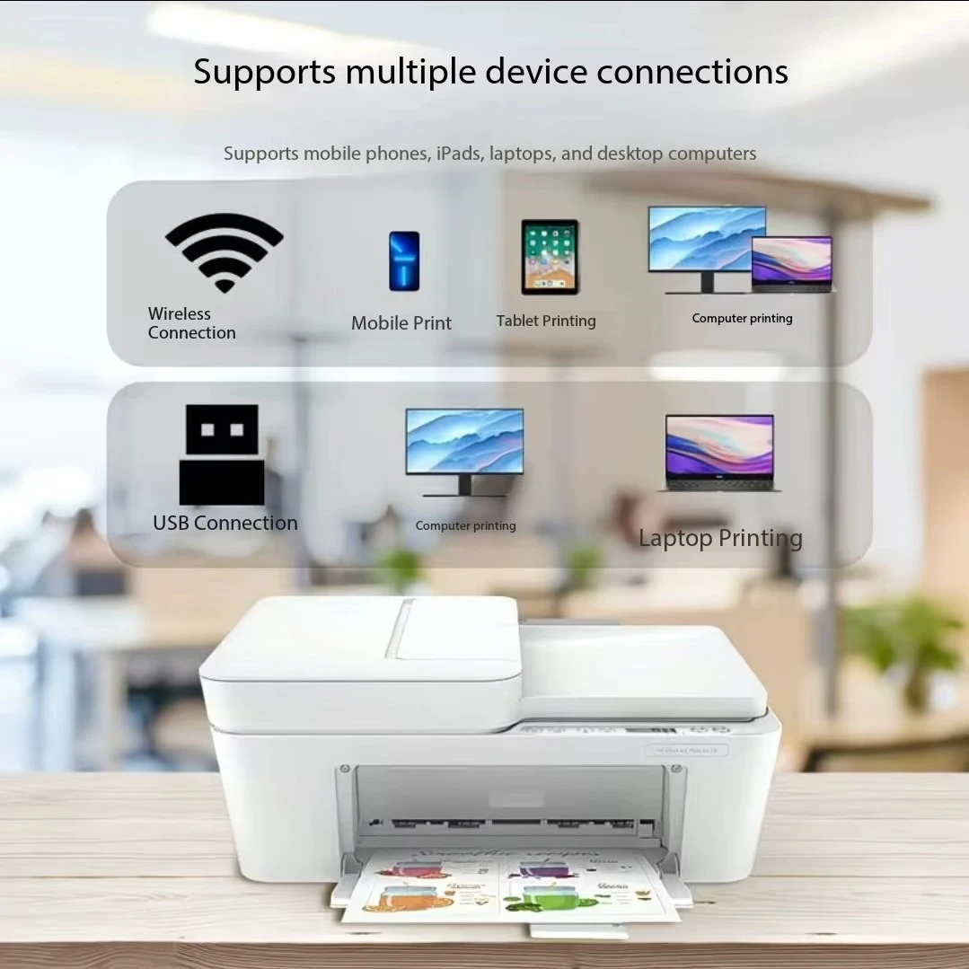 H-P 4220E/4222E/4230E Home Document Feeder Color Wireless 1200dpi A4 Printer Copier Scanner All-in-One Students Mobile Stock