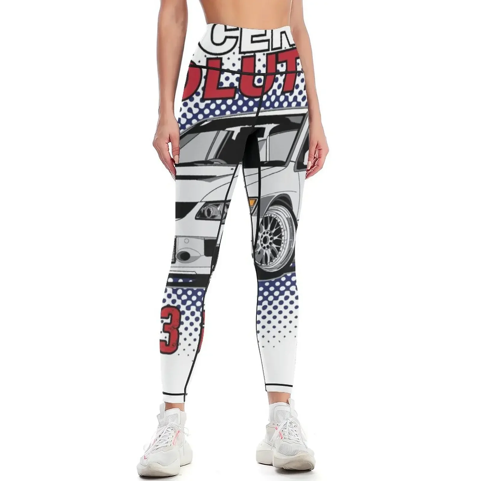 

Lancer Evolution 4G63 Leggings Women's sports Women sports Women's tights jogging pants Womens Leggings