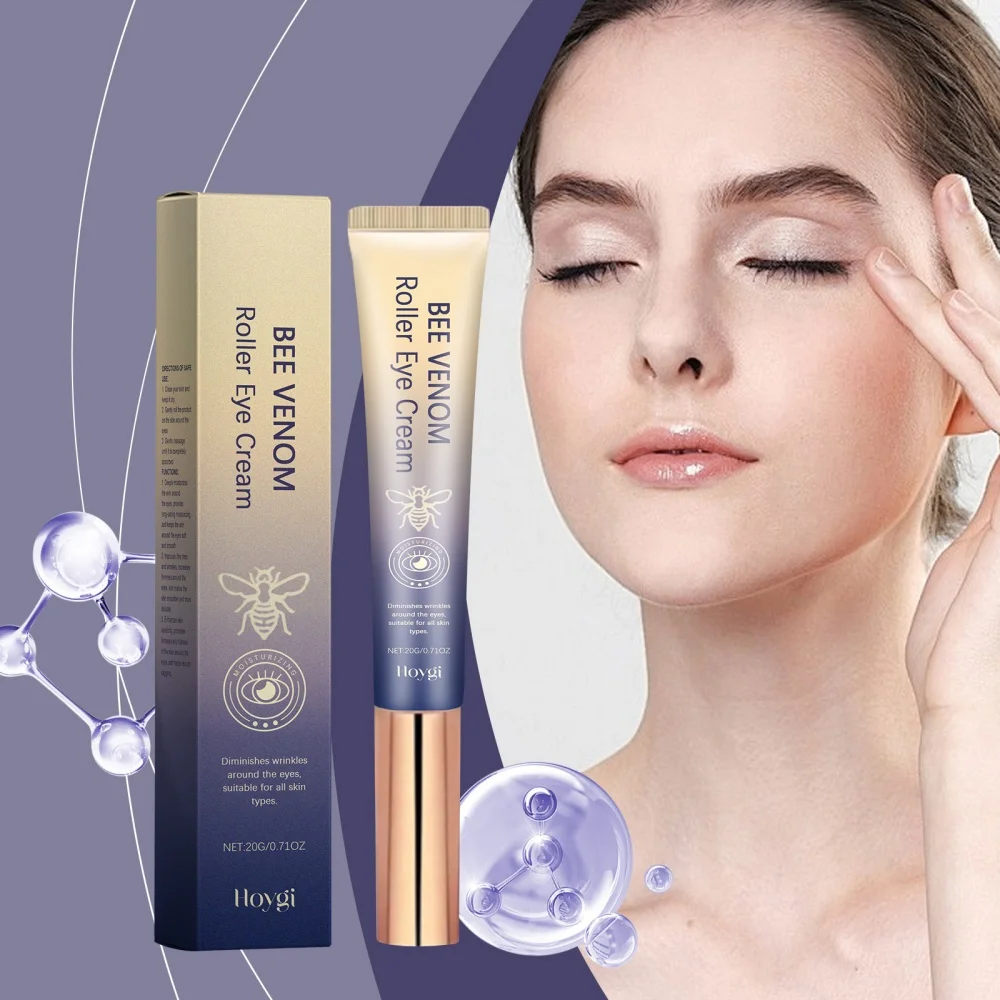 

Wrinkle Eye Cream with Roller Ball – Fast-Absorbing Hyaluronic Acid Serum for Hydration, Fine Line Reduction & Refreshed